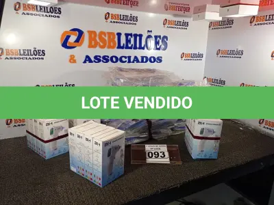 LOTE 093 - 40 MÁSCARAS DE PROTEÇÃO E 16 TERMÔMETROS DIGITAI. (NO ESTADO) ATENÇÃO! FAZER A VISITAÇÃO ANTES DE ARREMATAR, NÃO SABEMOS SE FUNCIONA. LEILÃO NÃO TEM GARANTIA E NEM DEVOLUÇÃO, SUJEITO A POSSÍVEIS AVARIAS VISÍVEIS/OCULTAS E/OU AUSÊNCIA DE COMPONENTES.