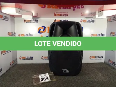 LOTE 084 - 01 CAIXA DE SOM PZ PROPASSIVE PRO ÁUDIO PX-12 (NOVA). (NO ESTADO) ATENÇÃO! FAZER A VISITAÇÃO ANTES DE ARREMATAR, NÃO SABEMOS SE FUNCIONA. LEILÃO NÃO TEM GARANTIA E NEM DEVOLUÇÃO, SUJEITO A POSSÍVEIS AVARIAS VISÍVEIS/OCULTAS E/OU AUSÊNCIA DE COMPONENTES.