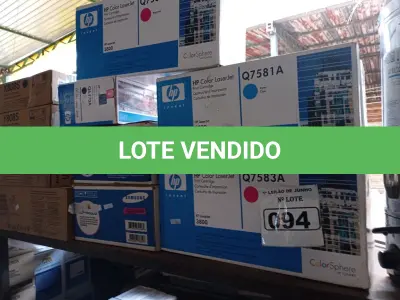 LOTE 094 - 01 LOTE COM VÁRIOS TONNER’S MARCAS HP E SAMSUNG. (NO ESTADO) ATENÇÃO! FAZER A VISITAÇÃO ANTES DE ARREMATAR, NÃO SABEMOS SE FUNCIONA. LEILÃO NÃO TEM GARANTIA E NEM DEVOLUÇÃO, SUJEITO A POSSÍVEIS AVARIAS VISÍVEIS/OCULTAS E/OU AUSÊNCIA DE COMPONENTES.