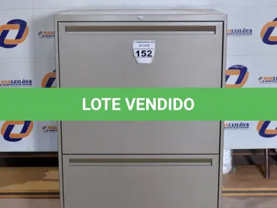 LOTE 152 - 01 ARMÁRIO DE AÇO PARA ESCRITÓRIO COM 04 GAVETAS. (DOCUMENT GABINETE) (NO ESTADO)0000016