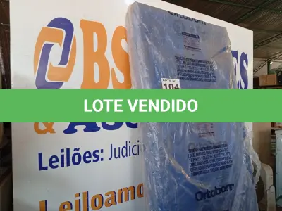 LOTE 104 - 01 – COLCHÃO HOSPITALAR D45 ORTOBOM 88X188 (NO ESTADO, NÃO SABEMOS SE FUNCIONA. LEILÃO NÃO TEM GARANTIA E NEM DEVOLUÇÃO, SUJEITO A POSSÍVEIS AVARIAS VISÍVEIS/OCULTAS E/OU AUSÊNCIA DE COMPONENTES)