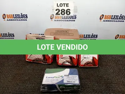 LOTE 286 - 04 – JOGO DE PASTILHAS AUTOMOTIVAS DIVERSOS (NO ESTADO, NÃO SABEMOS SE FUNCIONA. LEILÃO NÃO TEM GARANTIA E NEM DEVOLUÇÃO, SUJEITO A POSSÍVEIS AVARIAS VISÍVEIS/OCULTAS E/OU AUSÊNCIA DE COMPONENTES)