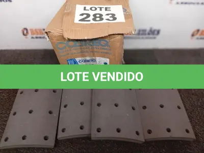 LOTE 283 - 01 - LONA DE FREIO - COBREQ - 0472T (NO ESTADO, NÃO SABEMOS SE FUNCIONA. LEILÃO NÃO TEM GARANTIA E NEM DEVOLUÇÃO, SUJEITO A POSSÍVEIS AVARIAS VISÍVEIS/OCULTAS E/OU AUSÊNCIA DE COMPONENTES)