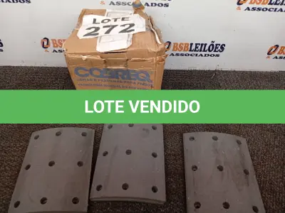 LOTE 272 - 01 - LONA DE FREIO - COBREQ - 0472T (NO ESTADO, NÃO SABEMOS SE FUNCIONA. LEILÃO NÃO TEM GARANTIA E NEM DEVOLUÇÃO, SUJEITO A POSSÍVEIS AVARIAS VISÍVEIS/OCULTAS E/OU AUSÊNCIA DE COMPONENTES)