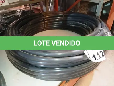 LOTE 112 - 01 01 ROLO DE  MANGUEIRA TUBO IRRIGAÇAO 1 X 2,0 AZUL INDEX. (NO ESTADO) ATENÇÃO! FAZER A VISITAÇÃO ANTES DE ARREMATAR, NÃO SABEMOS SE FUNCIONA. LEILÃO NÃO TEM GARANTIA E NEM DEVOLUÇÃO, SUJEITO A POSSÍVEIS AVARIAS VISÍVEIS/OCULTAS E/OU AUSÊNCIA DE COMPONENTES.