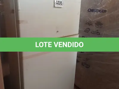 LOTE 466 - 01 GELADEIRA MARCA BOSCH P/RETIRADA DE PEÇAS. (NO ESTADO) ATENÇÃO! FAZER A VISITAÇÃO ANTES DE ARREMATAR, NÃO SABEMOS SE FUNCIONA. LEILÃO NÃO TEM GARANTIA E NEM DEVOLUÇÃO, SUJEITO A POSSÍVEIS AVARIAS VISÍVEIS/OCULTAS E/OU AUSÊNCIA DE COMPONENTES.