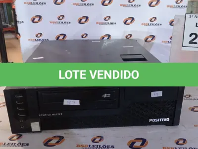 LOTE 239 - 01 CPU MARCA POSITIVO COM 8GB MEMÓRIA COM SSD E HD. (NO ESTADO) ATENÇÃO! FAZER A VISITAÇÃO ANTES DE ARREMATAR, NÃO SABEMOS SE FUNCIONA, LEILÃO NÃO TEM GARANTIA E NEM DEVOLUÇÃO, SUJEITO A POSSÍVEIS AVARIAS VISÍVEIS/OCULTAS E/OU AUSÊNCIA DE COMPONENTES.