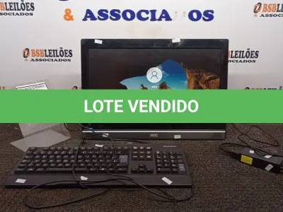 LOTE 498 - 01 ALL IN ONE V20 INTEL HD 500GB TECLADO E MOUSE MARCA AOC. (NO ESTADO) ATENÇÃO! FAZER A VISITAÇÃO ANTES DE ARREMATAR, NÃO SABEMOS SE FUNCIONA, LEILÃO NÃO TEM GARANTIA E NEM DEVOLUÇÃO, SUJEITO A POSSÍVEIS AVARIAS VISÍVEIS/OCULTAS E/OU AUSÊNCIA DE COMPONENTES.