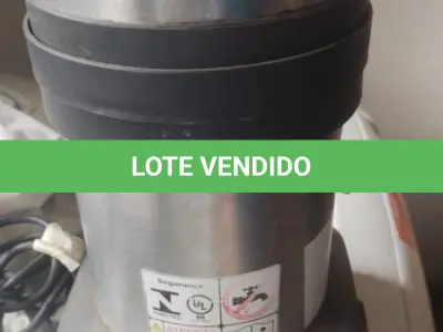 LOTE 360 - 01 ESPREMEDOR DE LARANJA INDUSTRIAL SKYMSEN FUNCIONANDO PERFEITAMENTE SEM OS ACESSÓRIOS. (NO ESTADO) ATENÇÃO! FAZER A VISITAÇÃO ANTES DE ARREMATAR, NÃO SABEMOS SE FUNCIONA, LEILÃO NÃO TEM GARANTIA E NEM DEVOLUÇÃO, SUJEITO A POSSÍVEIS AVARIAS VISÍVEIS/OCULTAS E/OU AUSÊNCIA DE COMPONENTES.