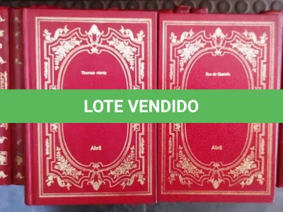 LOTE 492 - 01 COLEÇÃO OS IMORTAIS DA LITERATURA UNIVERSAL  COM 51 VOLUMES. (NO ESTADO) ATENÇÃO! FAZER A VISITAÇÃO ANTES DE ARREMATAR, NÃO SABEMOS SE FUNCIONA, LEILÃO NÃO TEM GARANTIA E NEM DEVOLUÇÃO, SUJEITO A POSSÍVEIS AVARIAS VISÍVEIS/OCULTAS E/OU AUSÊNCIA DE COMPONENTES.