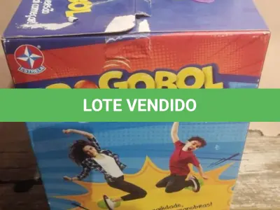 LOTE 458 - 01 POGOBOL. BRINQUEDO INFANTIL DA MARCA ESTRELA. NOVO, SEM USO. (NO ESTADO) ATENÇÃO! FAZER A VISITAÇÃO ANTES DE ARREMATAR, NÃO SABEMOS SE FUNCIONA, LEILÃO NÃO TEM GARANTIA E NEM DEVOLUÇÃO, SUJEITO A POSSÍVEIS AVARIAS VISÍVEIS/OCULTAS E/OU AUSÊNCIA DE COMPONENTES.