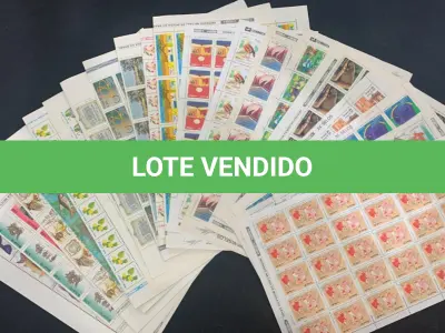 LOTE 497 - 01 LOTE COM COLEÇÕES DE SELOS SÃO 62 CARTELAS COMPLETAS COM SELOS EM ÓTIMO ESTADO. (NO ESTADO) ATENÇÃO! FAZER A VISITAÇÃO ANTES DE ARREMATAR, NÃO SABEMOS SE FUNCIONA, LEILÃO NÃO TEM GARANTIA E NEM DEVOLUÇÃO, SUJEITO A POSSÍVEIS AVARIAS VISÍVEIS/OCULTAS E/OU AUSÊNCIA DE COMPONENTES.