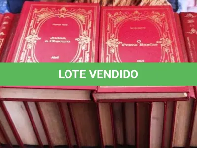 LOTE 492 - 01 COLEÇÃO OS IMORTAIS DA LITERATURA UNIVERSAL  COM 51 VOLUMES. (NO ESTADO) ATENÇÃO! FAZER A VISITAÇÃO ANTES DE ARREMATAR, NÃO SABEMOS SE FUNCIONA, LEILÃO NÃO TEM GARANTIA E NEM DEVOLUÇÃO, SUJEITO A POSSÍVEIS AVARIAS VISÍVEIS/OCULTAS E/OU AUSÊNCIA DE COMPONENTES.