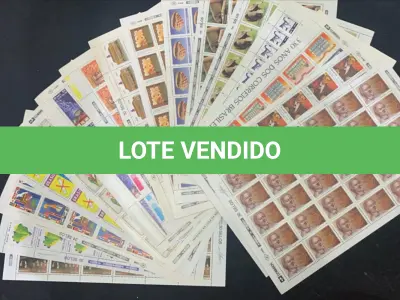 LOTE 497 - 01 LOTE COM COLEÇÕES DE SELOS SÃO 62 CARTELAS COMPLETAS COM SELOS EM ÓTIMO ESTADO. (NO ESTADO) ATENÇÃO! FAZER A VISITAÇÃO ANTES DE ARREMATAR, NÃO SABEMOS SE FUNCIONA, LEILÃO NÃO TEM GARANTIA E NEM DEVOLUÇÃO, SUJEITO A POSSÍVEIS AVARIAS VISÍVEIS/OCULTAS E/OU AUSÊNCIA DE COMPONENTES.