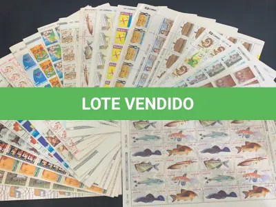 LOTE 497 - 01 LOTE COM COLEÇÕES DE SELOS SÃO 62 CARTELAS COMPLETAS COM SELOS EM ÓTIMO ESTADO. (NO ESTADO) ATENÇÃO! FAZER A VISITAÇÃO ANTES DE ARREMATAR, NÃO SABEMOS SE FUNCIONA, LEILÃO NÃO TEM GARANTIA E NEM DEVOLUÇÃO, SUJEITO A POSSÍVEIS AVARIAS VISÍVEIS/OCULTAS E/OU AUSÊNCIA DE COMPONENTES.