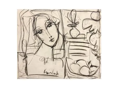 LOTE 009 - ORIGINAL, 58X67 CM.