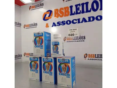 LOTE 020 - 04 CAIXAS DE CÁLCIO MDK (FOCUS) 60 CÁPSULAS CADA. (NO ESTADO, LEILÃO NÃO TEM GARANTIA E NEM DEVOLUÇÃO, SUJEITO A POSSÍVEIS AVARIAS VISÍVEIS/OCULTAS E/OU AUSÊNCIA DE COMPONENTES).