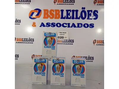 LOTE 020 - 04 CAIXAS DE CÁLCIO MDK (FOCUS) 60 CÁPSULAS CADA. (NO ESTADO, LEILÃO NÃO TEM GARANTIA E NEM DEVOLUÇÃO, SUJEITO A POSSÍVEIS AVARIAS VISÍVEIS/OCULTAS E/OU AUSÊNCIA DE COMPONENTES).