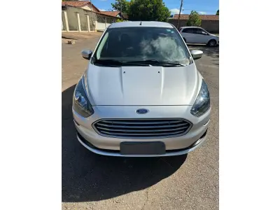 LOTE 001 - 01 FORD KA SEDAN 1.0 COMPLETO 2019/2020 IPVA 2023 PAGO KM 90.100 (NO ESTADO)