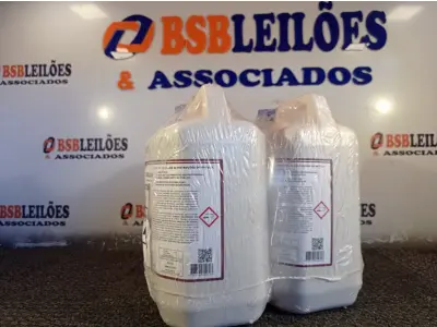 LOTE 124 - 10 LITROS DE CLOROCLEAN, LIMPADOR DESINFETANTE CLORADO PARA INDÚSTRIAS ALIMENTÍCIAS E AFINS. (NO ESTADO) ATENÇÃO! FAZER A VISITAÇÃO ANTES DE ARREMATAR, NÃO SABEMOS SE FUNCIONA. LEILÃO NÃO TEM GARANTIA E NEM DEVOLUÇÃO, SUJEITO A POSSÍVEIS AVARIAS VISÍVEIS/OCULTAS E/OU AUSÊNCIA DE COMPONENTES.