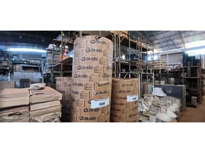 LOTE 048 - 02 FORMAS EM PAPELÃO PARA COLUNAS (NO ESTADO, NÃO SABEMOS SE FUNCIONA. LEILÃO NÃO TEM GARANTIA E NEM DEVOLUÇÃO).