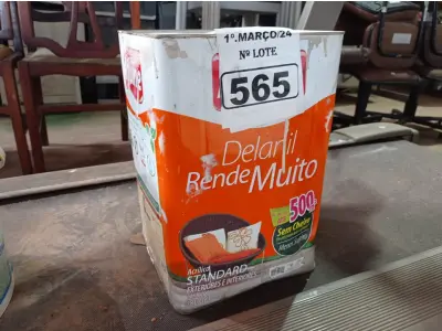 LOTE 565 - 01 LATA DE TINTA IQUINE PINTALAR 16/18L BASE C. (NO ESTADO) ATENÇÃO! FAZER A VISITAÇÃO ANTES DE ARREMATAR, NÃO SABEMOS SE FUNCIONA. LEILÃO NÃO TEM GARANTIA E NEM DEVOLUÇÃO, SUJEITO A POSSÍVEIS AVARIAS VISÍVEIS/OCULTAS E/OU AUSÊNCIA DE COMPONENTES.