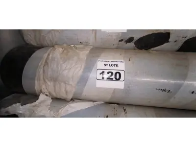 LOTE 120 - 02 ROLOS DE MANTAS REINFORCE MADE USA 3,00M X 10,00MPOLIOLEFINAS TERMOPLASTICA FLEXIVEL (NO ESTADO)