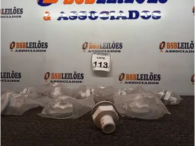 LOTE 113 - 10 CONJUNTOS DE NICHO P/ REFLETOR DE FIBRA 1,5 ROSCA. (NO ESTADO) ATENÇÃO! FAZER A VISITAÇÃO ANTES DE ARREMATAR, NÃO SABEMOS SE FUNCIONA. LEILÃO NÃO TEM GARANTIA E NEM DEVOLUÇÃO, SUJEITO A POSSÍVEIS AVARIAS VISÍVEIS/OCULTAS E/OU AUSÊNCIA DE COMPONENTES.