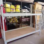 LOTE 580 - 01 CAMA BELICHE EM METAL. (NO ESTADO, LEILÃO NÃO TEM GARANTIA E NEM DEVOLUÇÃO, SUJEITO A POSSÍVEIS AVARIAS VISÍVEIS/OCULTAS E/OU AUSÊNCIA DE COMPONENTES).