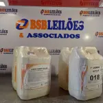 LOTE 018 - 20 LITROS DE ESPUMA HIGIENIZADORA PARA ANTISSEPSIA INSTANTÂNEA DAS MÃOS. (NO ESTADO, LEILÃO NÃO TEM GARANTIA E NEM DEVOLUÇÃO, SUJEITO A POSSÍVEIS AVARIAS VISÍVEIS/OCULTAS E/OU AUSÊNCIA DE COMPONENTES).