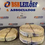 LOTE 007 - 03 ROLOS DE MANGUEIRA DE INCÊNDIO SEM AS PONTEIRAS. (NO ESTADO, LEILÃO NÃO TEM GARANTIA E NEM DEVOLUÇÃO, SUJEITO A POSSÍVEIS AVARIAS VISÍVEIS/OCULTAS E/OU AUSÊNCIA DE COMPONENTES).