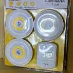 LOTE 020 - 01 KIT DE LUMINÁRIAS LED COM CONTROLE REMOTO(NO ESTADO)