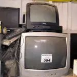 LOTE 004 - 01 LOTE COM TELEVISORES DE TUBO, CPU’S, ESTABILIZADORES E IMPRESSORA (NO ESTADO)
