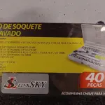 LOTE 011 - 01 JOGO DE SOQUETE SEXTAVADO COM 40 PEÇAS. (NO ESTADO) ATENÇÃO! FAZER A VISITAÇÃO ANTES DE ARREMATAR, NÃO SABEMOS SE FUNCIONA. LEILÃO NÃO TEM GARANTIA E NEM DEVOLUÇÃO, SUJEITO A POSSÍVEIS AVARIAS VISÍVEIS/OCULTAS E/OU AUSÊNCIA DE COMPONENTES.