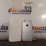 LOTE 016 - 01 IPHONE6 COM AVARIAS. (NO ESTADO) ATENÇÃO! FAZER A VISITAÇÃO ANTES DE ARREMATAR, NÃO SABEMOS SE FUNCIONA. LEILÃO NÃO TEM GARANTIA E NEM DEVOLUÇÃO, SUJEITO A POSSÍVEIS AVARIAS VISÍVEIS/OCULTAS E/OU AUSÊNCIA DE COMPONENTES.