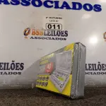 LOTE 011 - 01 JOGO DE SOQUETE SEXTAVADO COM 40 PEÇAS. (NO ESTADO) ATENÇÃO! FAZER A VISITAÇÃO ANTES DE ARREMATAR, NÃO SABEMOS SE FUNCIONA. LEILÃO NÃO TEM GARANTIA E NEM DEVOLUÇÃO, SUJEITO A POSSÍVEIS AVARIAS VISÍVEIS/OCULTAS E/OU AUSÊNCIA DE COMPONENTES.