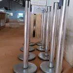 LOTE 004 - 09 SEPARADORES DE FILA (UNIFILA).(NO ESTADO DE CONSERVAÇÃO QUE SE ENCONTRA. LEILÃO NÃO TEM GARANTIA E NEM DEVOLUÇÃO).