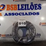 LOTE 010 - 01 ROLO DE CABO FLEXÍVEL 100M 1X10MM NA COR PRETA(NOVO). (NO ESTADO) ATENÇÃO! FAZER A VISITAÇÃO ANTES DE ARREMATAR, NÃO SABEMOS SE FUNCIONA. LEILÃO NÃO TEM GARANTIA E NEM DEVOLUÇÃO, SUJEITO A POSSÍVEIS AVARIAS VISÍVEIS/OCULTAS E/OU AUSÊNCIA DE COMPONENTES.