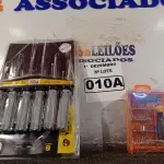 LOTE 010 - 01 KIT DE CHAVES FENDA/PHILIPS 06 PEÇAS E 01 KIT DE CHAVES DE PRECISÃO. (NO ESTADO) ATENÇÃO! FAZER A VISITAÇÃO ANTES DE ARREMATAR, NÃO SABEMOS SE FUNCIONA. LEILÃO NÃO TEM GARANTIA E NEM DEVOLUÇÃO, SUJEITO A POSSÍVEIS AVARIAS VISÍVEIS/OCULTAS E/OU AUSÊNCIA DE COMPONENTES.