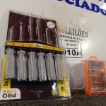 LOTE 010 - 01 KIT DE CHAVES FENDA/PHILIPS 06 PEÇAS E 01 KIT DE CHAVES DE PRECISÃO. (NO ESTADO) ATENÇÃO! FAZER A VISITAÇÃO ANTES DE ARREMATAR, NÃO SABEMOS SE FUNCIONA. LEILÃO NÃO TEM GARANTIA E NEM DEVOLUÇÃO, SUJEITO A POSSÍVEIS AVARIAS VISÍVEIS/OCULTAS E/OU AUSÊNCIA DE COMPONENTES.