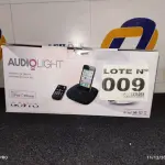 LOTE 009 - 01 - SISTEMA DE SOM E ILUMINAÇÃO SEM FIO (NO ESTADO, NÃO SABEMOS SE FUNCIONA. LEILÃO NÃO TEM GARANTIA E NEM DEVOLUÇÃO, SUJEITO A POSSÍVEIS AVARIAS VISÍVEIS/OCULTAS E/OU AUSÊNCIA DE COMPONENTES)