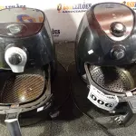 LOTE 006 - 02 FRITADEIRAS AIR FRY MARCAS E MODELOS DIVERSOS. (NO ESTADO) ATENÇÃO! FAZER A VISITAÇÃO ANTES DE ARREMATAR, NÃO SABEMOS SE FUNCIONA. LEILÃO NÃO TEM GARANTIA E NEM DEVOLUÇÃO, SUJEITO A POSSÍVEIS AVARIAS VISÍVEIS/OCULTAS E/OU AUSÊNCIA DE COMPONENTES.