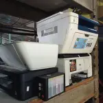 LOTE 082 - 04 IMPRESSORAS MARCAS E MODELOS DIVERSOS. (NO ESTADO) ATENÇÃO! FAZER A VISITAÇÃO ANTES DE ARREMATAR, NÃO SABEMOS SE FUNCIONA. LEILÃO NÃO TEM GARANTIA E NEM DEVOLUÇÃO, SUJEITO A POSSÍVEIS AVARIAS VISÍVEIS/OCULTAS E/OU AUSÊNCIA DE COMPONENTES.