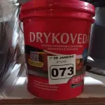 LOTE 073 - 01 BALDE DE DRYKOVEDA, ADITIVO IMPERMEABILIZANTE PARA ARGAMASSA E CONCRETO. (NO ESTADO) ATENÇÃO! FAZER A VISITAÇÃO ANTES DE ARREMATAR, NÃO SABEMOS SE FUNCIONA. LEILÃO NÃO TEM GARANTIA E NEM DEVOLUÇÃO, SUJEITO A POSSÍVEIS AVARIAS VISÍVEIS/OCULTAS E/OU AUSÊNCIA DE COMPONENTES.