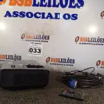 LOTE 033 - 01 PROJETOR MULTIMIDIA MARCA ACER. (NO ESTADO) ATENÇÃO! FAZER A VISITAÇÃO ANTES DE ARREMATAR, NÃO SABEMOS SE FUNCIONA. LEILÃO NÃO TEM GARANTIA E NEM DEVOLUÇÃO, SUJEITO A POSSÍVEIS AVARIAS VISÍVEIS/OCULTAS E/OU AUSÊNCIA DE COMPONENTES.