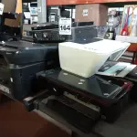 LOTE 164 - 06 IMPRESSORAS MARCAS E MODELOS DIVERSOS. (NO ESTADO) ATENÇÃO! FAZER A VISITAÇÃO ANTES DE ARREMATAR, NÃO SABEMOS SE FUNCIONA. LEILÃO NÃO TEM GARANTIA E NEM DEVOLUÇÃO, SUJEITO A POSSÍVEIS AVARIAS VISÍVEIS/OCULTAS E/OU AUSÊNCIA DE COMPONENTES.