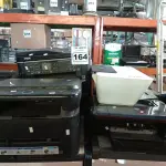 LOTE 164 - 06 IMPRESSORAS MARCAS E MODELOS DIVERSOS. (NO ESTADO) ATENÇÃO! FAZER A VISITAÇÃO ANTES DE ARREMATAR, NÃO SABEMOS SE FUNCIONA. LEILÃO NÃO TEM GARANTIA E NEM DEVOLUÇÃO, SUJEITO A POSSÍVEIS AVARIAS VISÍVEIS/OCULTAS E/OU AUSÊNCIA DE COMPONENTES.