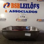 LOTE 173 - 01 CUBAS EM AÇO INOX. (NO ESTADO) ATENÇÃO! FAZER A VISITAÇÃO ANTES DE ARREMATAR, NÃO SABEMOS SE FUNCIONA. LEILÃO NÃO TEM GARANTIA E NEM DEVOLUÇÃO, SUJEITO A POSSÍVEIS AVARIAS VISÍVEIS/OCULTAS E/OU AUSÊNCIA DE COMPONENTES.
