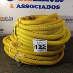 LOTE 122 - 02 ROLOS DE MANGUEIRA CORRUGADA. (NO ESTADO) ATENÇÃO! FAZER A VISITAÇÃO ANTES DE ARREMATAR, NÃO SABEMOS SE FUNCIONA. LEILÃO NÃO TEM GARANTIA E NEM DEVOLUÇÃO, SUJEITO A POSSÍVEIS AVARIAS VISÍVEIS/OCULTAS E/OU AUSÊNCIA DE COMPONENTES.