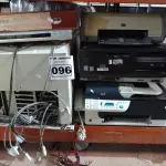 LOTE 096 - 03 IMPRESSORAS, 01 CPU, 01 DVD, 01 CENTRAL TELEFÔNICA E 01 ESCALA COLÚMBIA DE MATURIDADE INTELECTUAL. (NO ESTADO) ATENÇÃO! FAZER A VISITAÇÃO ANTES DE ARREMATAR, NÃO SABEMOS SE FUNCIONA. LEILÃO NÃO TEM GARANTIA E NEM DEVOLUÇÃO, SUJEITO A POSSÍVEIS AVARIAS VISÍVEIS/OCULTAS E/OU AUSÊNCIA DE COMPONENTES.